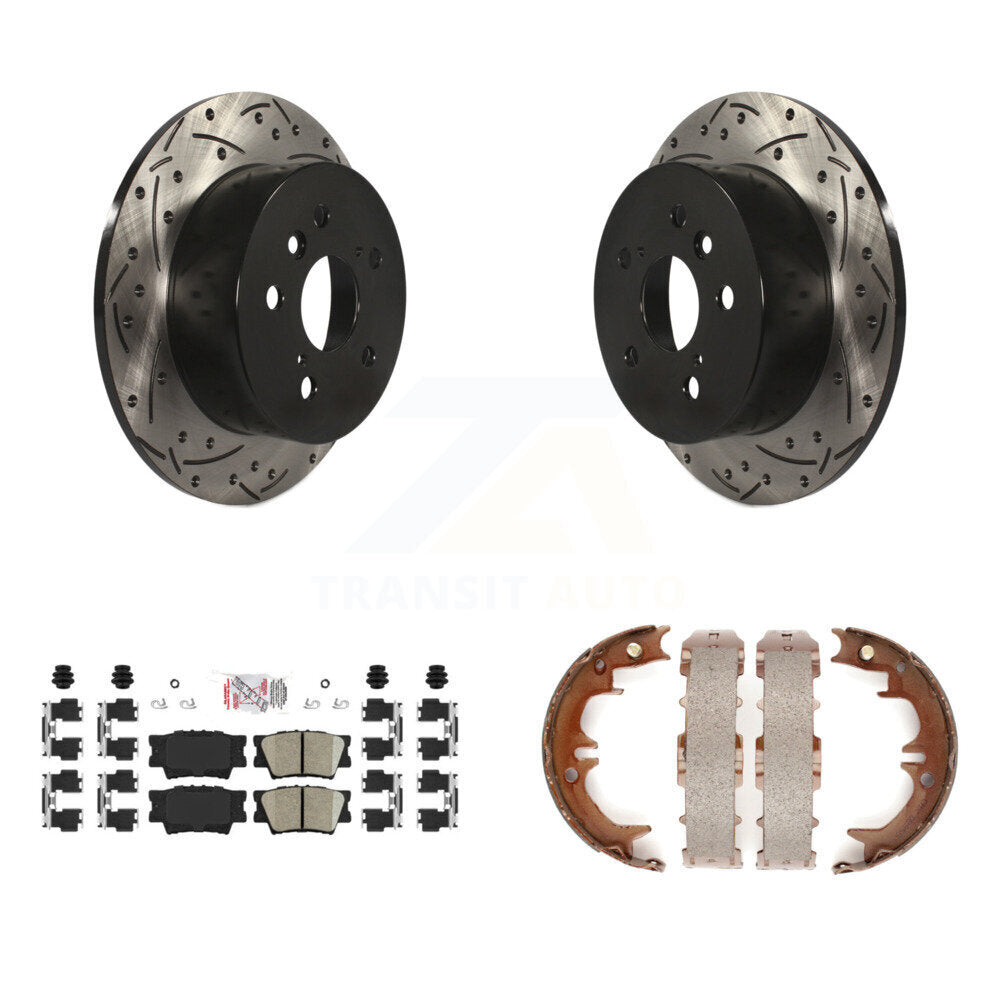 Transit Auto KDA-103225 Disc Brake Kit for 2007-2012 Toyota Avalon, Lexus ES350, Toyota Camry - Rear product image