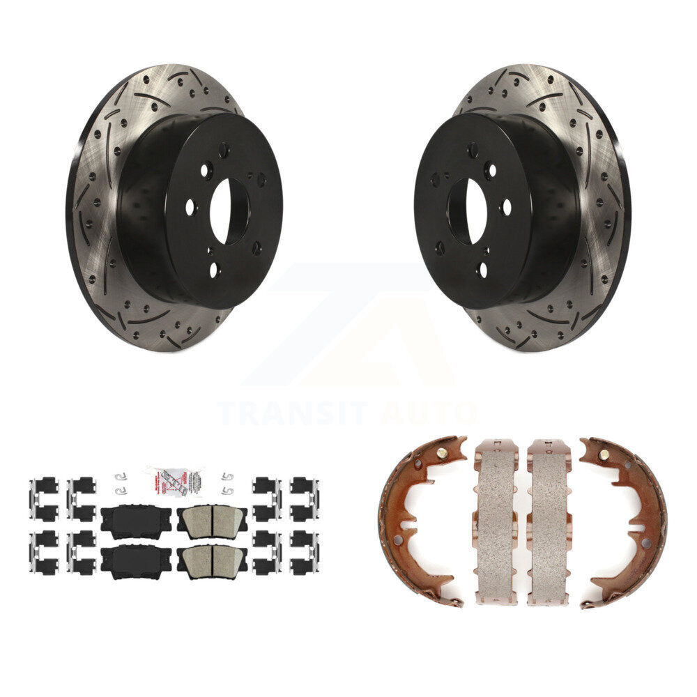 Transit Auto KDA-103226 Disc Brake Kit for 2007-2012 Toyota Avalon, Lexus ES350, Toyota Camry - Rear product image