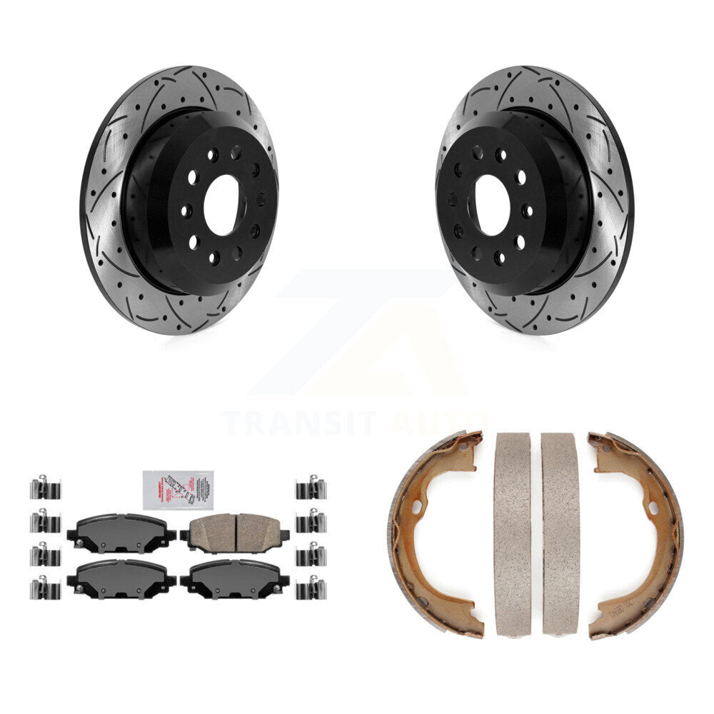 Transit Auto KDA-103230 Disc Brake Kit for 2018-2020 Jeep Wrangler - Rear product image