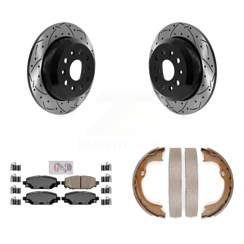 Transit Auto KDA-103230 Disc Brake Kit for 2018-2020 Jeep Wrangler - Rear product image