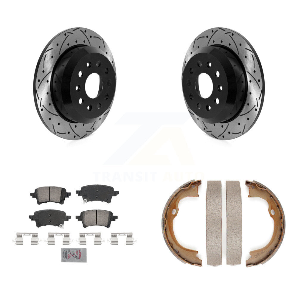 Transit Auto KDA-103232 Disc Brake Kit for 2021 Jeep Wrangler - Rear product image