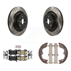 Transit Auto KDA-103233 Disc Brake Kit for 2009-2016 INFINITI Q60, INFINITI G37, Nissan 370Z - Rear product image