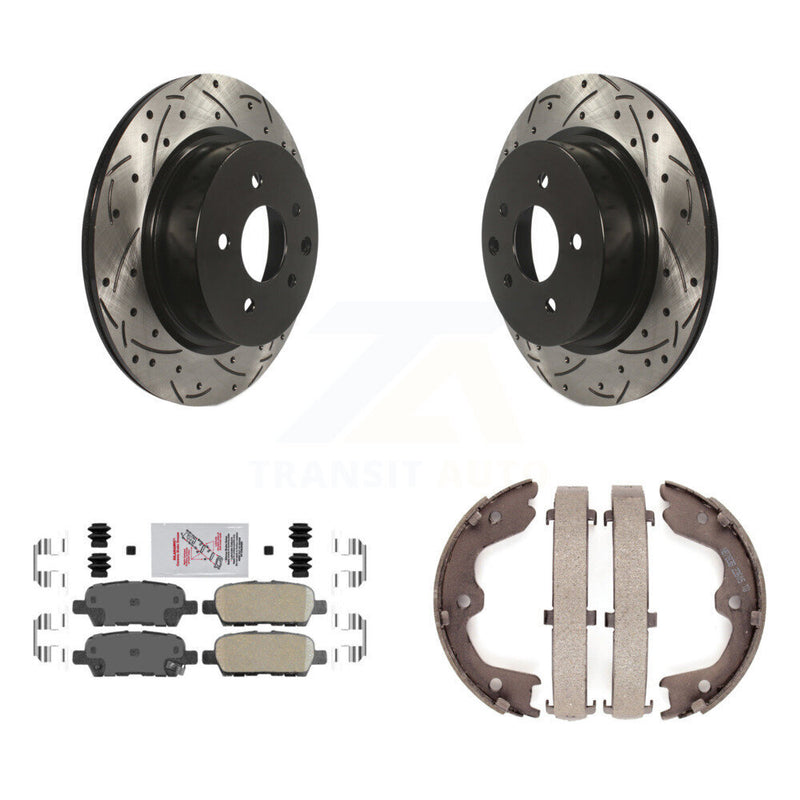 Transit Auto KDA-103235 Disc Brake Kit for 2005-2022 Nissan Maxima, INFINITI QX50, INFINITI EX37 & more - Rear product image