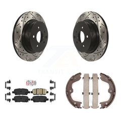 Transit Auto KDA-103236 Disc Brake Kit for 2005-2022 Nissan Maxima, INFINITI QX50, INFINITI EX37 & more - Rear product image