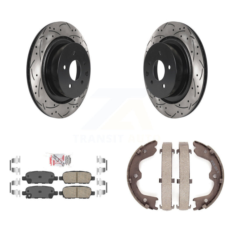 Transit Auto KDA-103239 Disc Brake Kit for 2007-2014 INFINITI Q60, INFINITI G37, INFINITI G35 - Rear product image