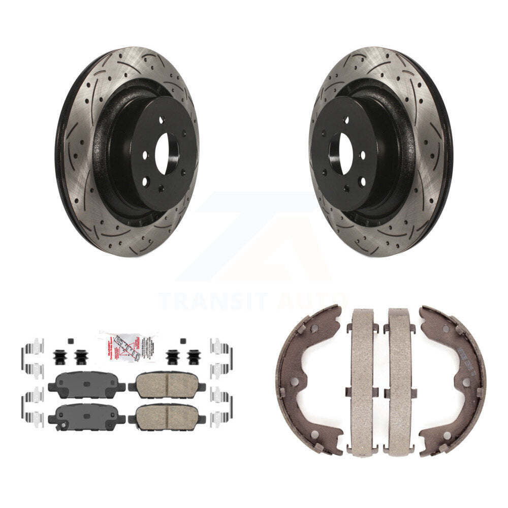 Transit Auto KDA-103240 Disc Brake Kit for 2014 INFINITI Q60 - Rear product image