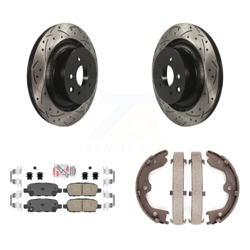 Transit Auto KDA-103240 Disc Brake Kit for 2014 INFINITI Q60 - Rear product image
