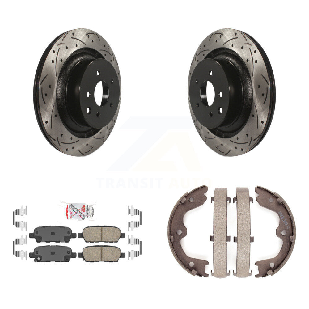 Transit Auto KDA-103241 Disc Brake Kit for 2014 INFINITI Q60 - Rear product image