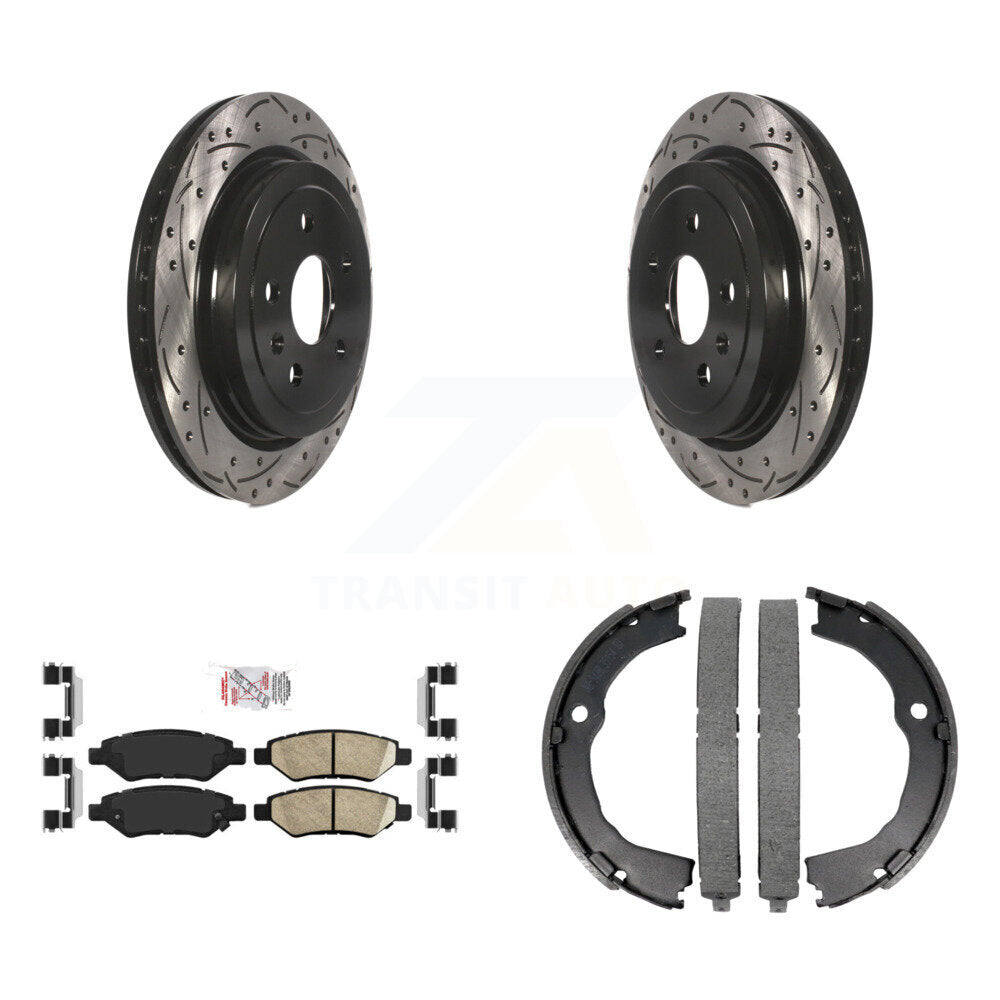 Transit Auto KDA-103247 Disc Brake Kit for 2008-2015 Cadillac CTS, Chevrolet Camaro - Rear product image