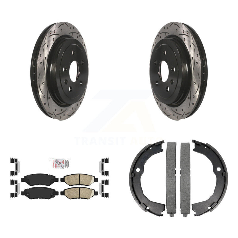Transit Auto KDA-103247 Disc Brake Kit for 2008-2015 Cadillac CTS, Chevrolet Camaro - Rear product image