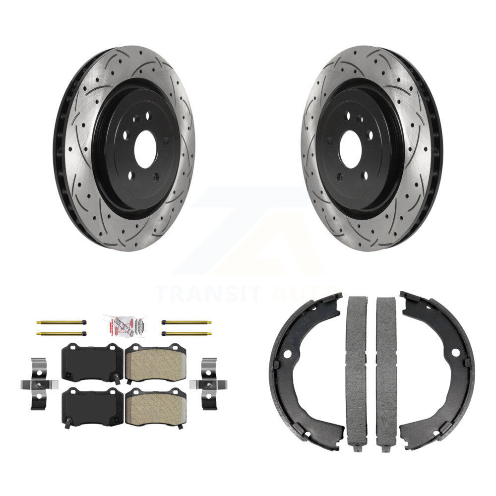 Transit Auto KDA-103248 Disc Brake Kit for 2009-2015 Cadillac CTS, Chevrolet Camaro - Rear product image