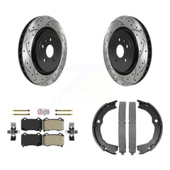 Transit Auto KDA-103248 Disc Brake Kit for 2009-2015 Cadillac CTS, Chevrolet Camaro - Rear product image