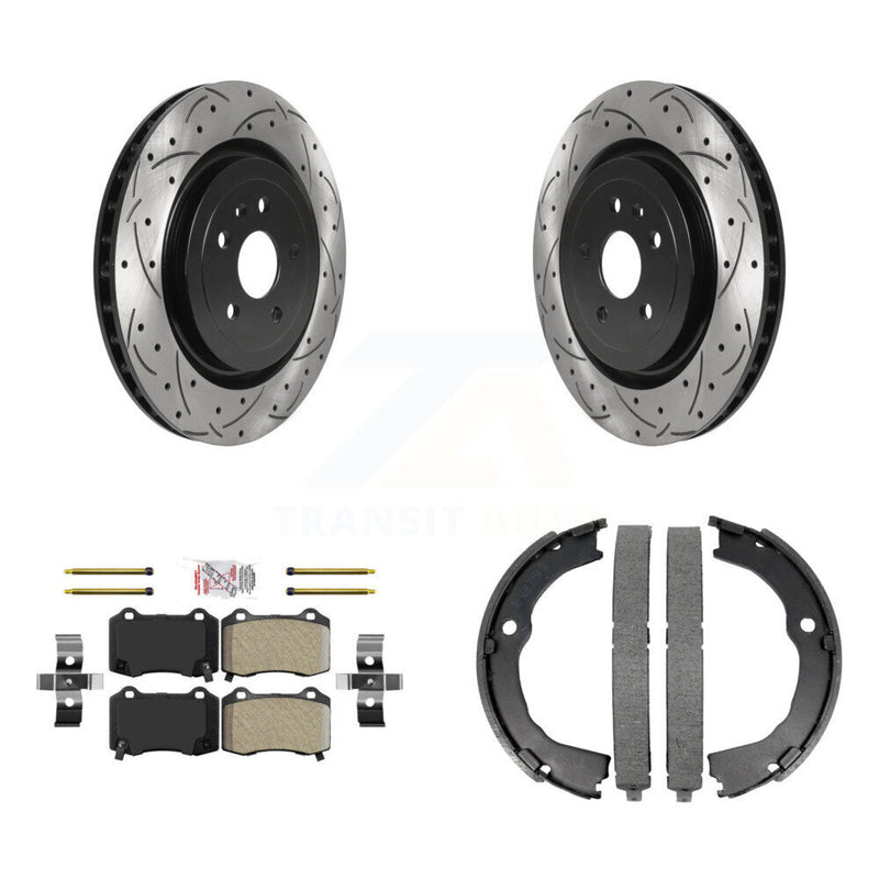 Transit Auto KDA-103248 Disc Brake Kit for 2009-2015 Cadillac CTS, Chevrolet Camaro - Rear product image