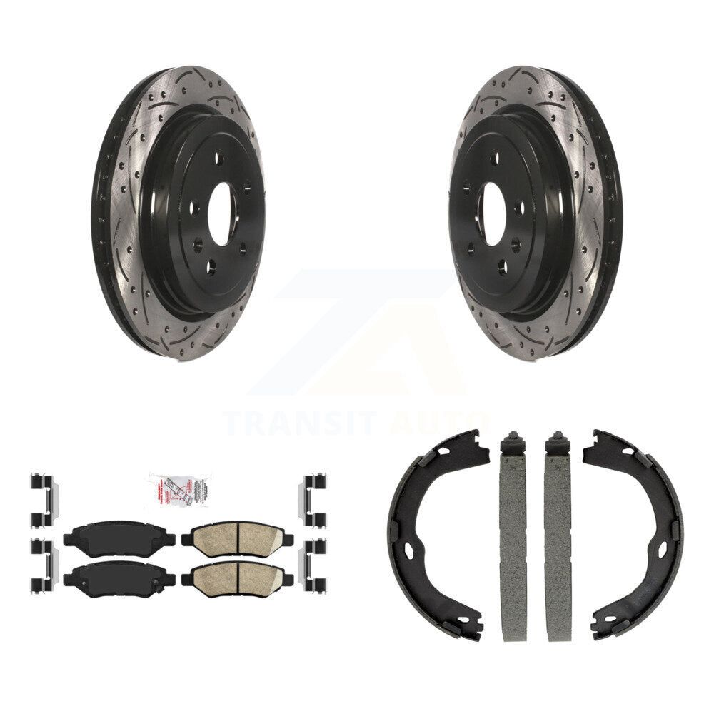 Transit Auto KDA-103249 Disc Brake Kit for 2014 Cadillac CTS - Rear product image