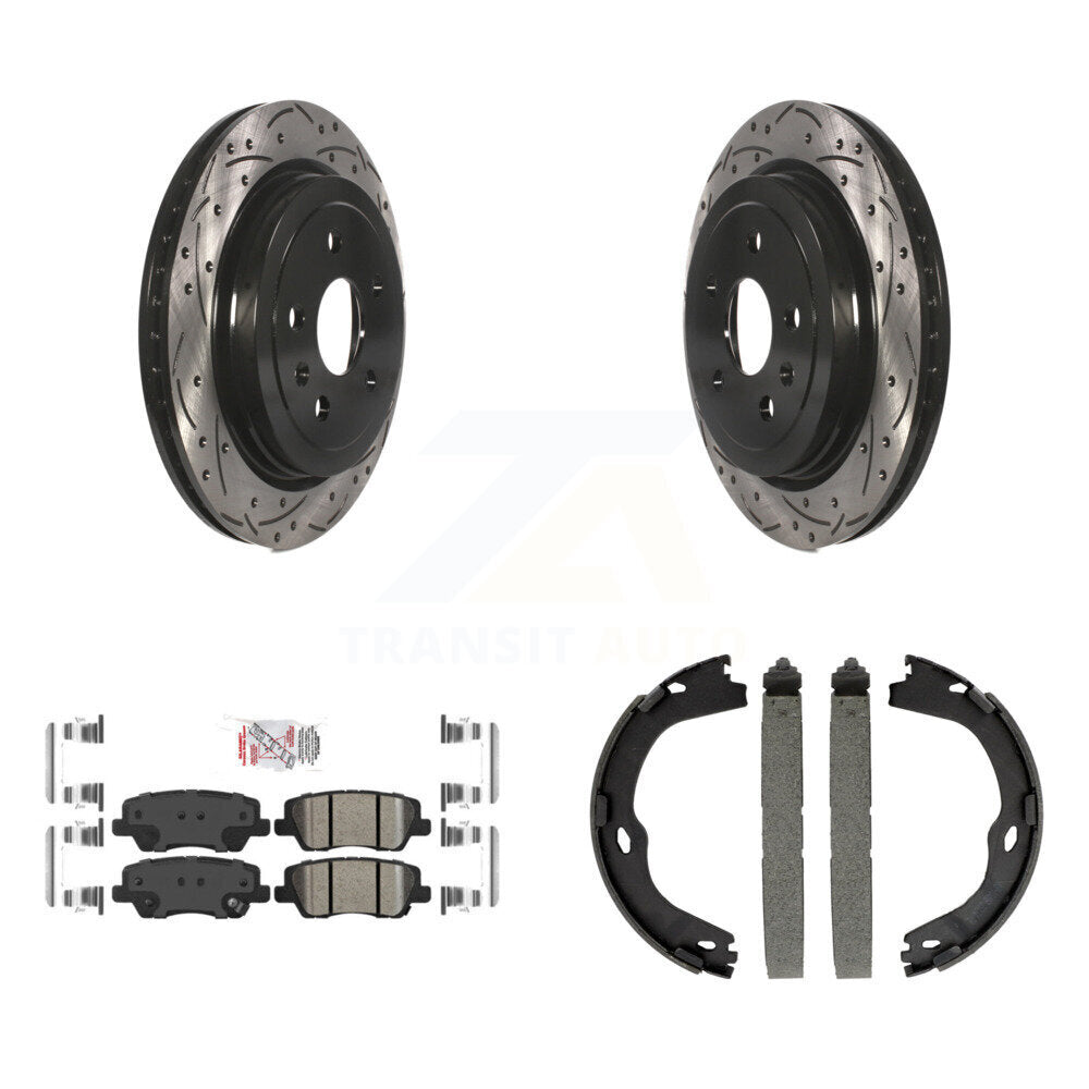 Transit Auto KDA-103250 Disc Brake Kit for 2015-2019 Cadillac CTS - Rear product image
