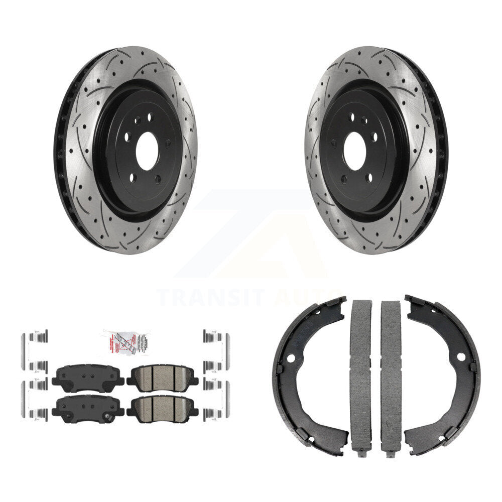 Transit Auto KDA-103251 Disc Brake Kit for 2015 Cadillac CTS - Rear product image