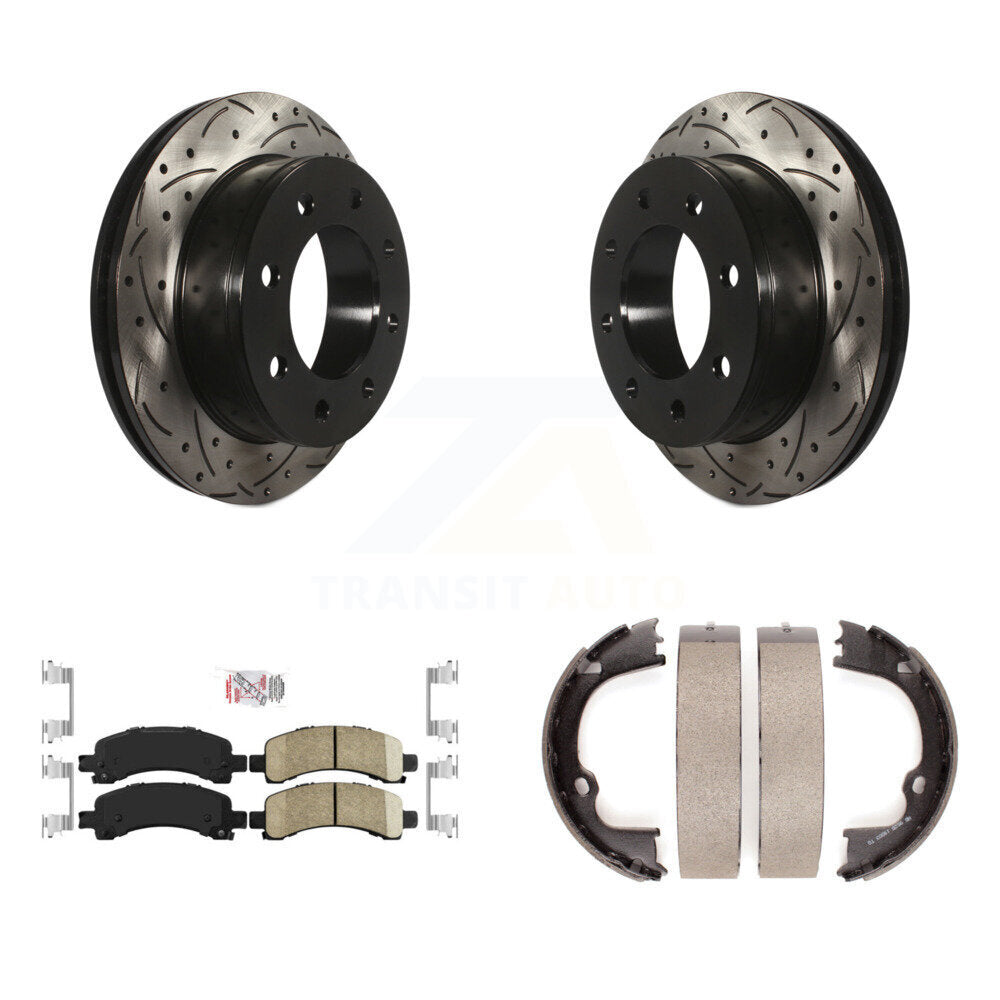 Transit Auto KDA-103253 Disc Brake Kit for 2008-2020 GMC Savana 2500, Chevrolet Express 2500, Chevrolet Express 3500 & more - Rear product image