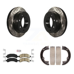 Transit Auto KDA-103253 Disc Brake Kit for 2008-2020 GMC Savana 2500, Chevrolet Express 2500, Chevrolet Express 3500 & more - Rear product image
