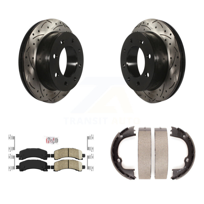 Transit Auto KDA-103253 Disc Brake Kit for 2008-2020 GMC Savana 2500, Chevrolet Express 2500, Chevrolet Express 3500 & more - Rear product image