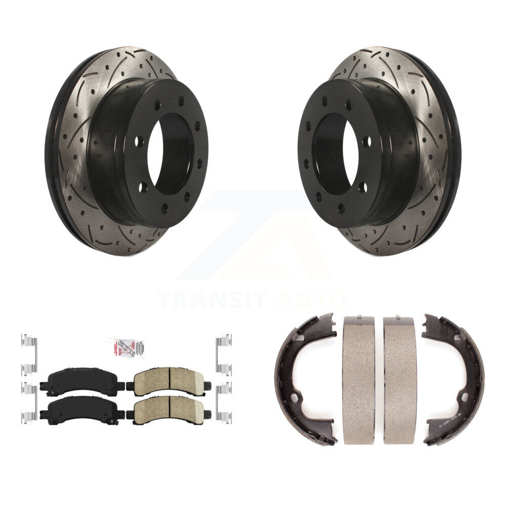 Transit Auto KDA-103255 Disc Brake Kit for 2008-2018 Chevrolet Express 2500, GMC Savana 2500, Chevrolet Express 3500 & more - Rear product image