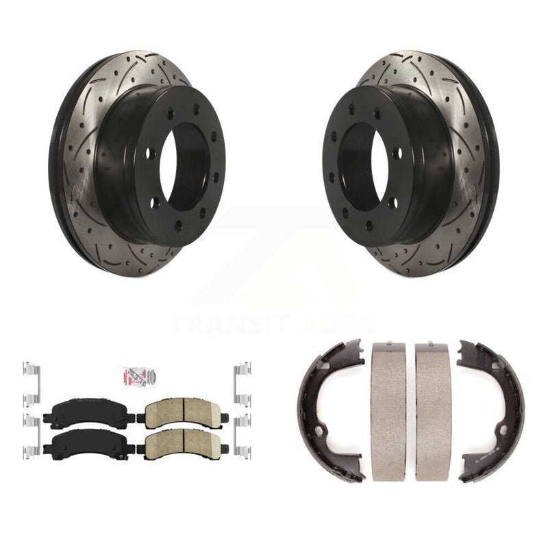 Transit Auto KDA-103255 Disc Brake Kit for 2008-2018 Chevrolet Express 2500, GMC Savana 2500, Chevrolet Express 3500 & more - Rear product image
