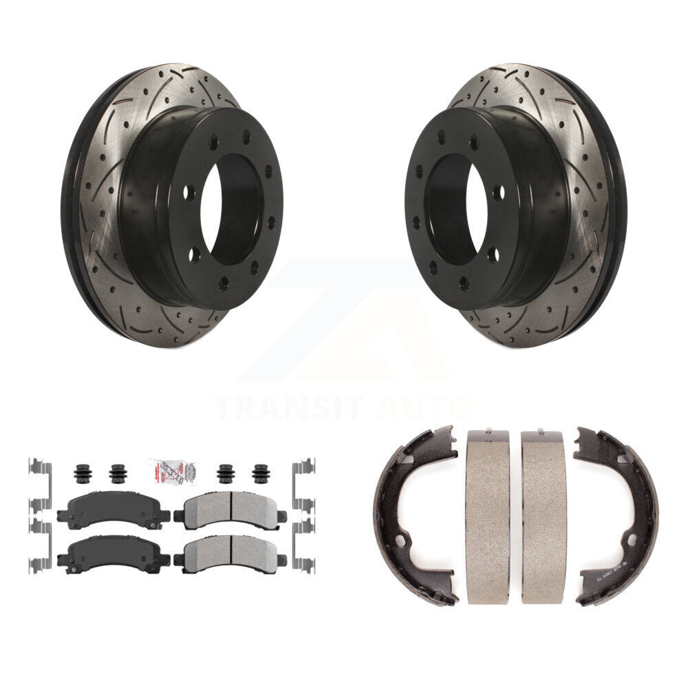 Transit Auto KDA-103256 Disc Brake Kit for 2008-2018 Chevrolet Express 2500, GMC Savana 2500, Chevrolet Express 3500 & more - Rear product image