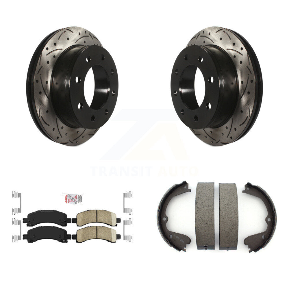 Transit Auto KDA-103257 Disc Brake Kit for 2008-2012 GMC Savana 3500 - Rear product image