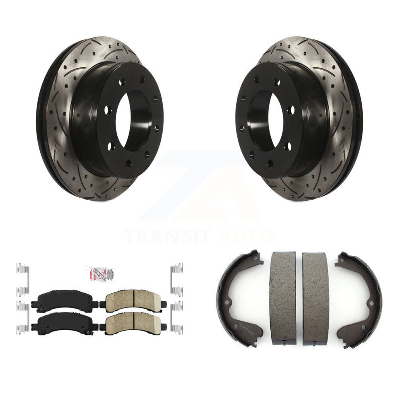 Transit Auto KDA-103257 Disc Brake Kit for 2008-2012 GMC Savana 3500 - Rear product image