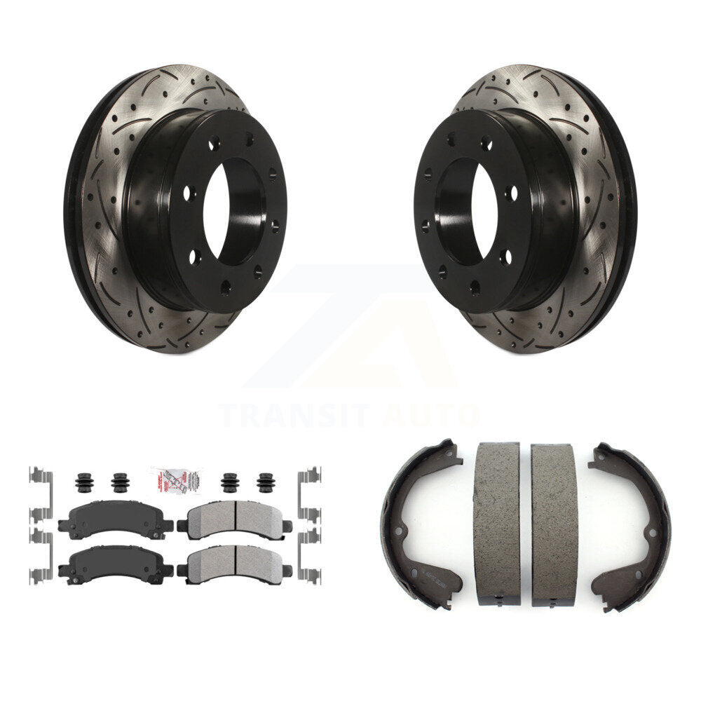 Transit Auto KDA-103258 Disc Brake Kit for 2008-2012 GMC Savana 3500 - Rear product image