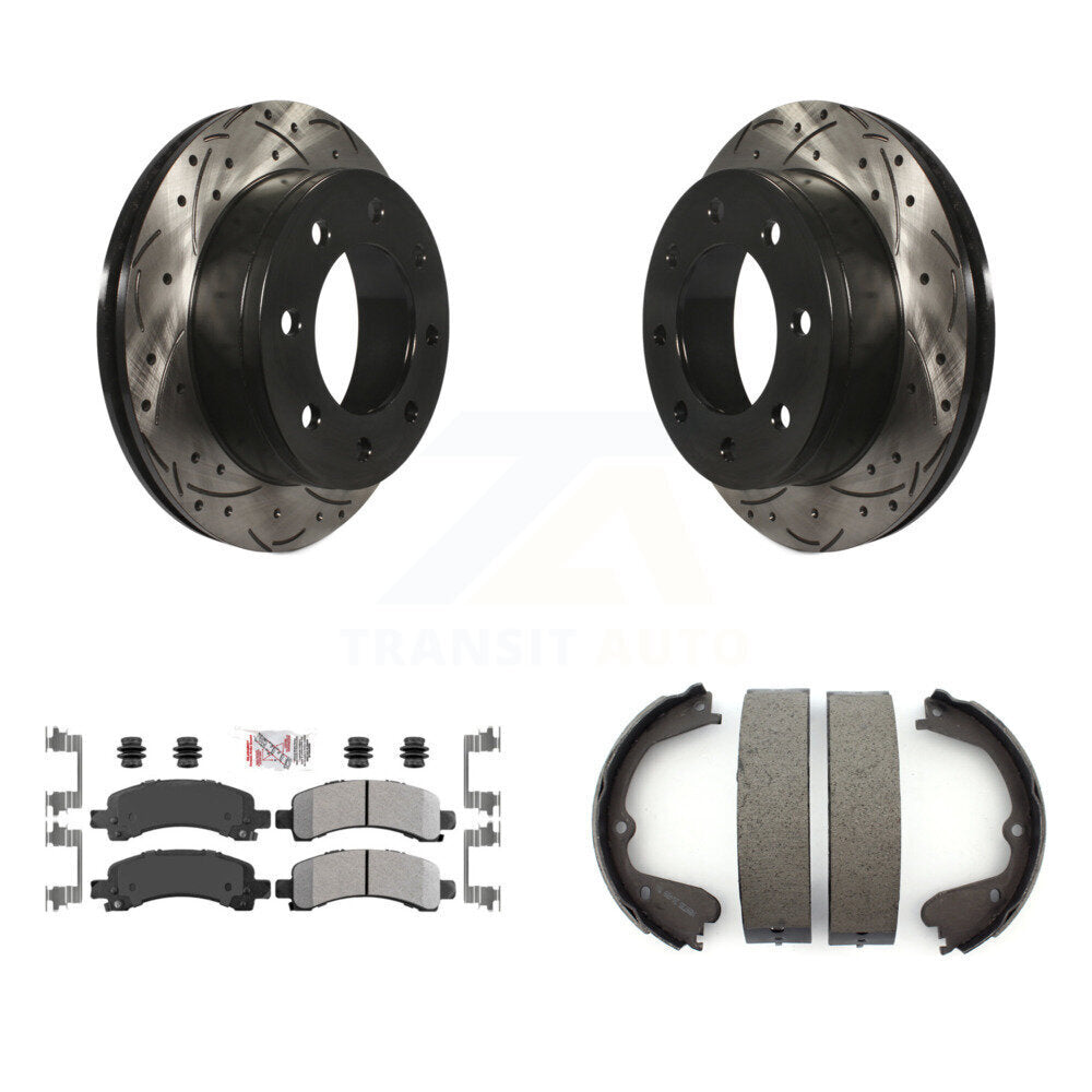 Transit Auto KDA-103260 Disc Brake Kit for 2012 GMC Savana 3500 - Rear product image