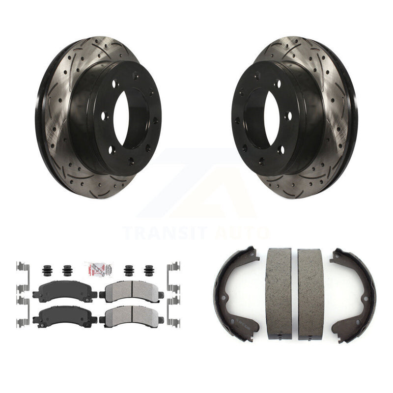 Transit Auto KDA-103260 Disc Brake Kit for 2012 GMC Savana 3500 - Rear product image