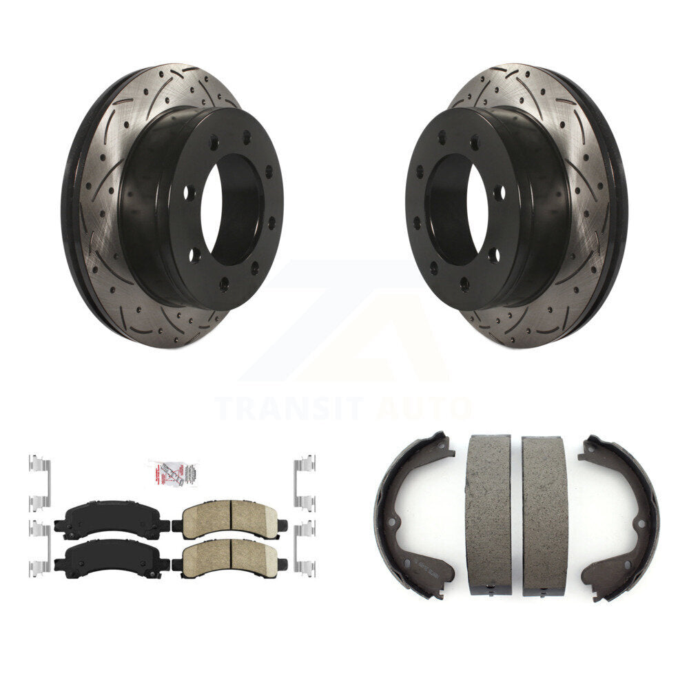 Transit Auto KDA-103261 Disc Brake Kit for 2008-2012 GMC Savana 3500 - Rear product image