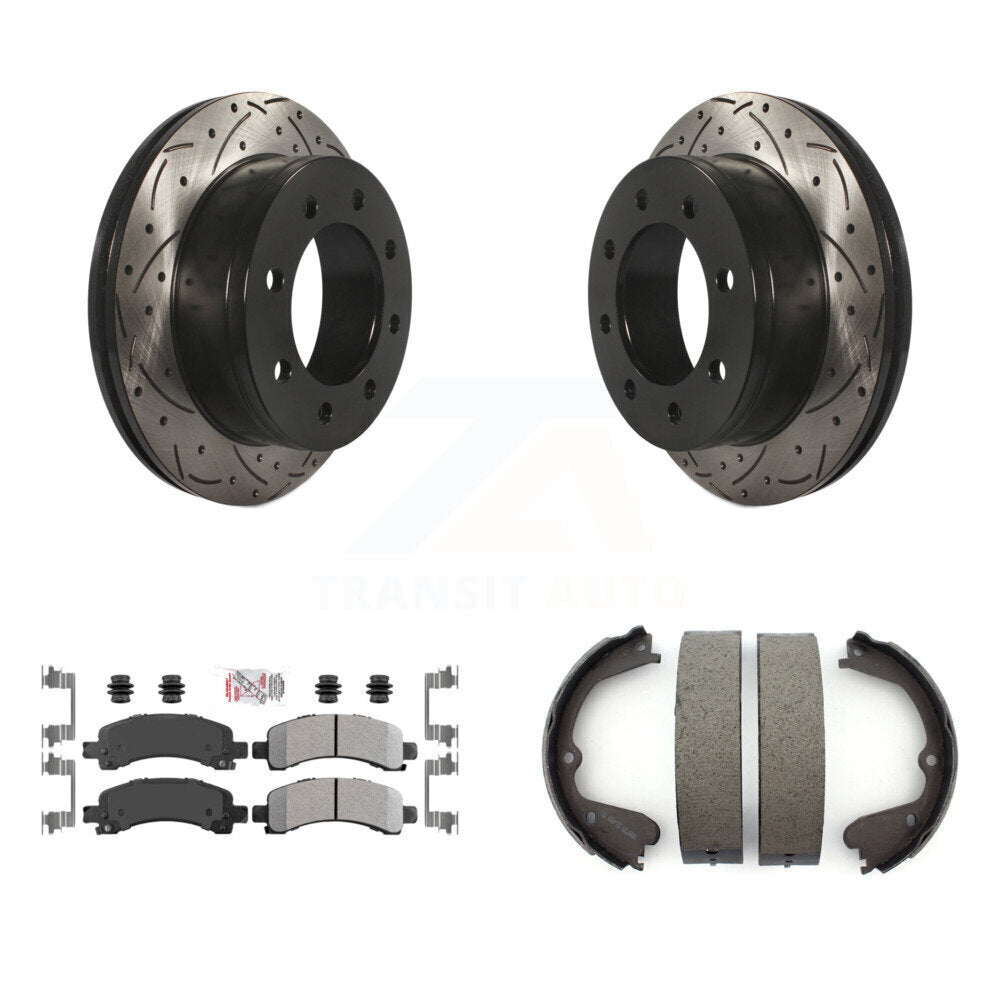 Transit Auto KDA-103262 Disc Brake Kit for 2008-2012 GMC Savana 3500 - Rear product image
