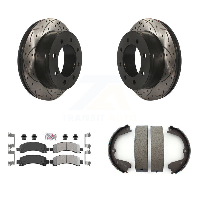 Transit Auto KDA-103262 Disc Brake Kit for 2008-2012 GMC Savana 3500 - Rear product image
