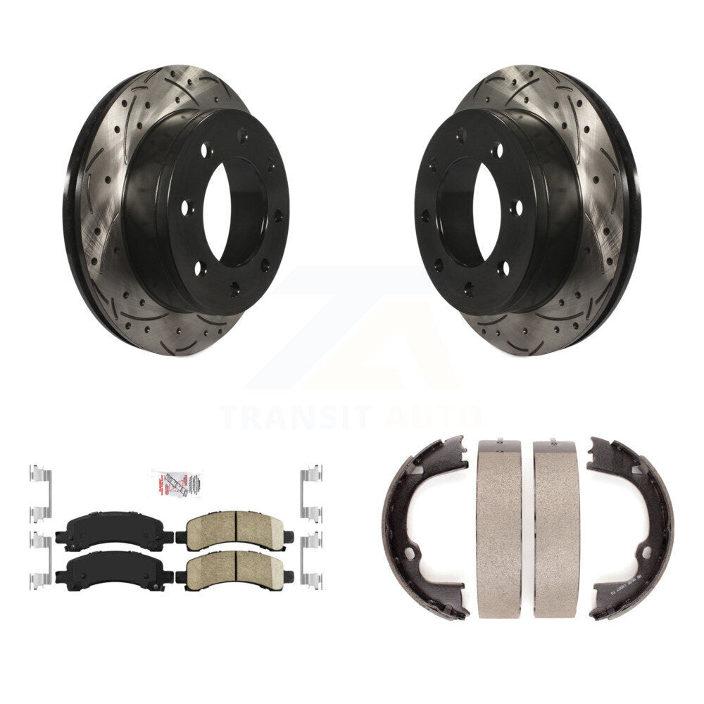 Transit Auto KDA-103263 Disc Brake Kit for 2009-2014 Chevrolet Express 3500, Chevrolet Express 2500, GMC Savana 2500 - Rear product image