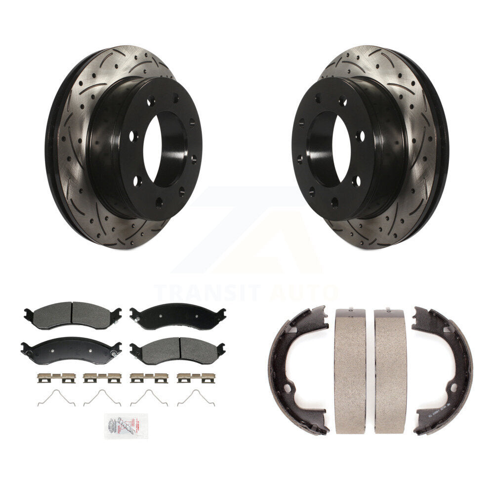 Transit Auto KDA-103265 Disc Brake Kit for 2021-2024 Chevrolet Express 2500, Chevrolet Express 3500, GMC Savana 2500 & more - Rear product image