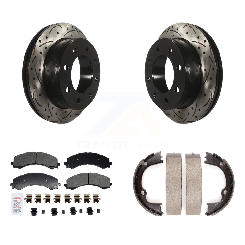 Transit Auto KDA-103266 Disc Brake Kit for 2021-2024 Chevrolet Express 2500, GMC Savana 2500 - Rear product image