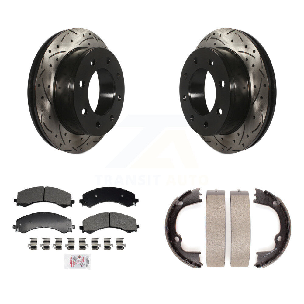 Transit Auto KDA-103267 Disc Brake Kit for 2021-2024 Chevrolet Express 2500, GMC Savana 2500 - Rear product image