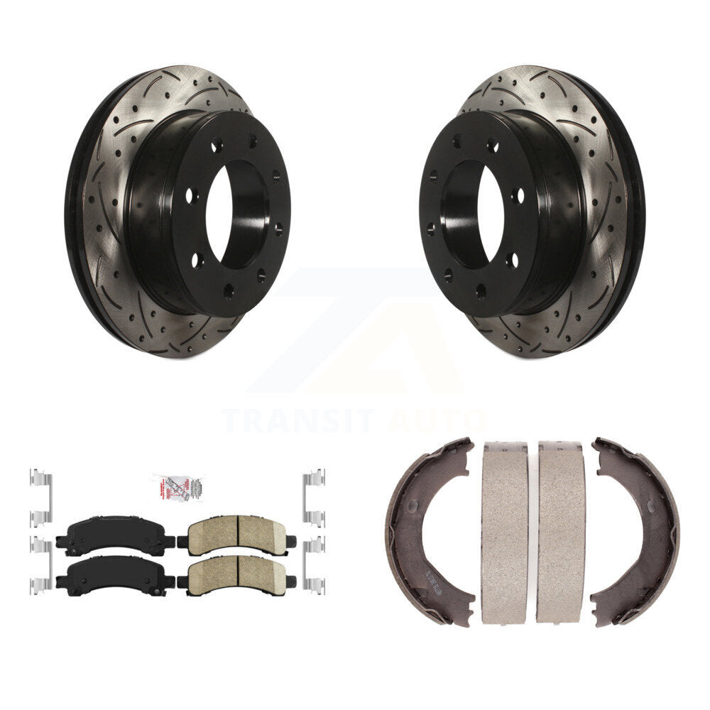 Transit Auto KDA-103268 Disc Brake Kit for 2006-2008 Chevrolet Express 2500, Chevrolet Express 3500, GMC Savana 3500 - Rear product image