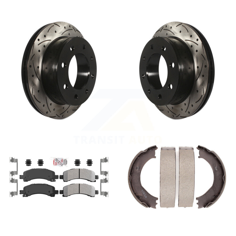 Transit Auto KDA-103269 Disc Brake Kit for 2006-2008 Chevrolet Express 2500, Chevrolet Express 3500, GMC Savana 3500 - Rear product image