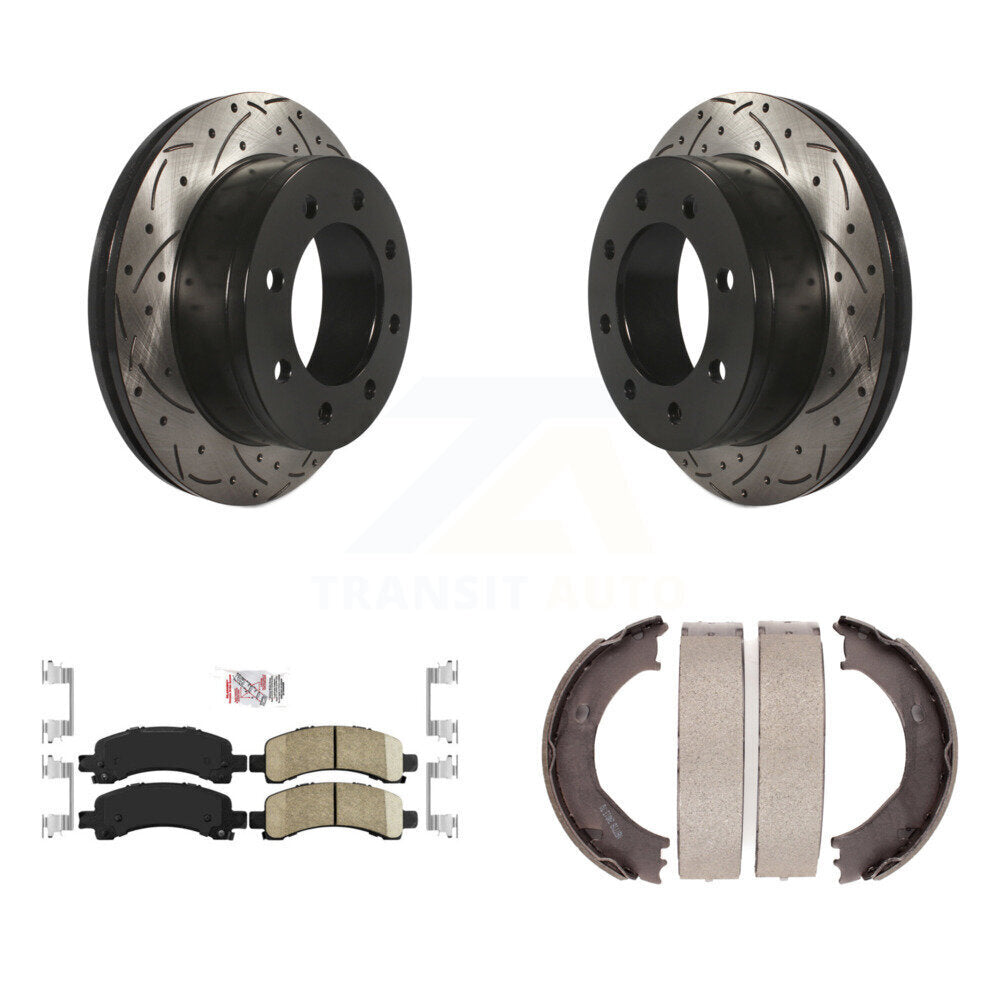 Transit Auto KDA-103270 Disc Brake Kit for 2003-2008 Chevrolet Express 2500, GMC Savana 2500, GMC Savana 3500 & more - Rear product image