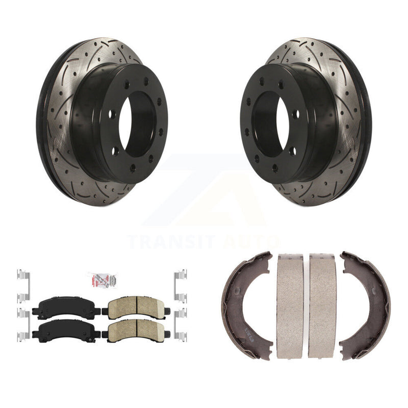 Transit Auto KDA-103270 Disc Brake Kit for 2003-2008 Chevrolet Express 2500, GMC Savana 2500, GMC Savana 3500 & more - Rear product image