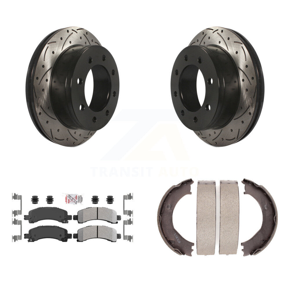 Transit Auto KDA-103271 Disc Brake Kit for 2003-2008 Chevrolet Express 2500, GMC Savana 2500, GMC Savana 3500 & more - Rear product image