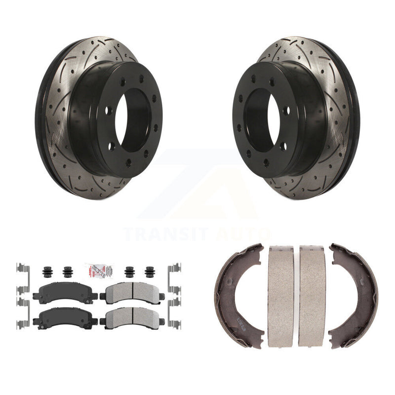 Transit Auto KDA-103271 Disc Brake Kit for 2003-2008 Chevrolet Express 2500, GMC Savana 2500, GMC Savana 3500 & more - Rear product image