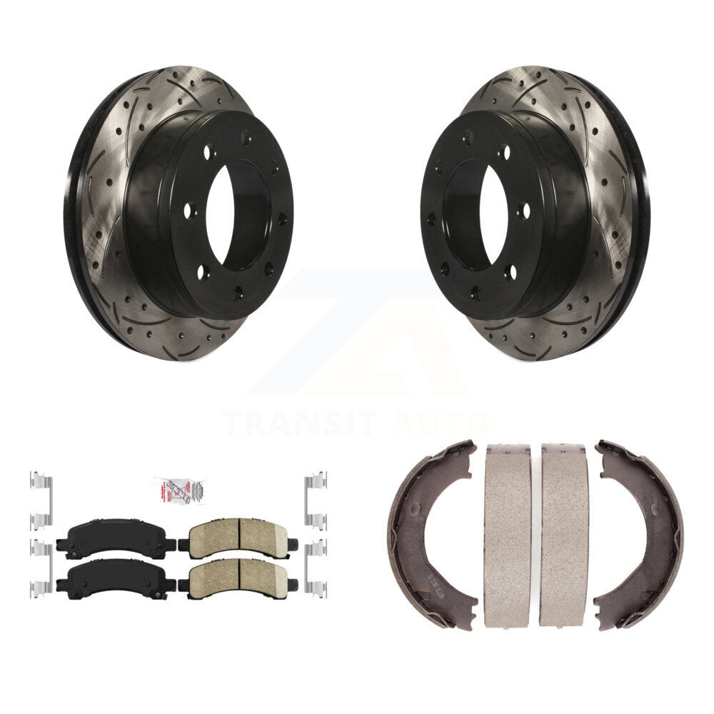 Transit Auto KDA-103272 Disc Brake Kit for 2003-2008 Chevrolet Express 2500, GMC Savana 2500 - Rear product image