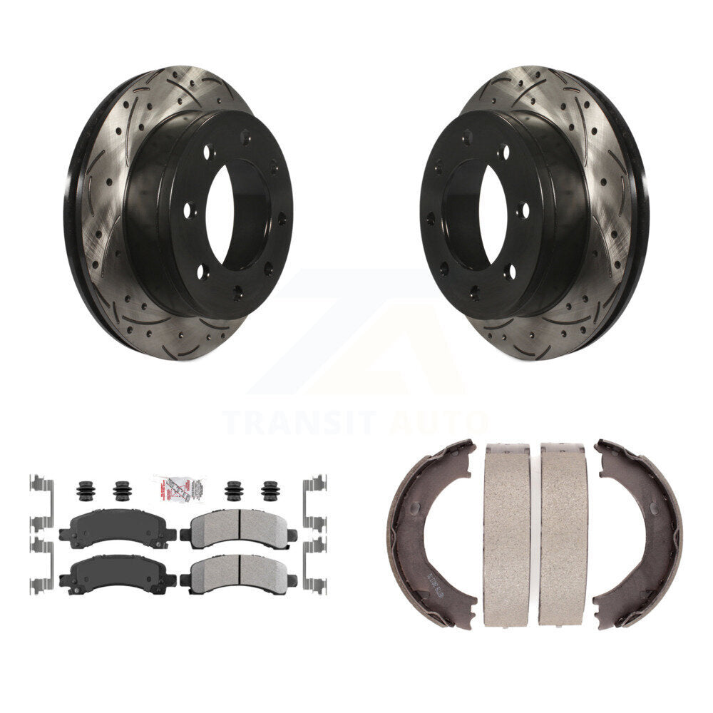 Transit Auto KDA-103273 Disc Brake Kit for 2003-2008 Chevrolet Express 2500, GMC Savana 2500 - Rear product image