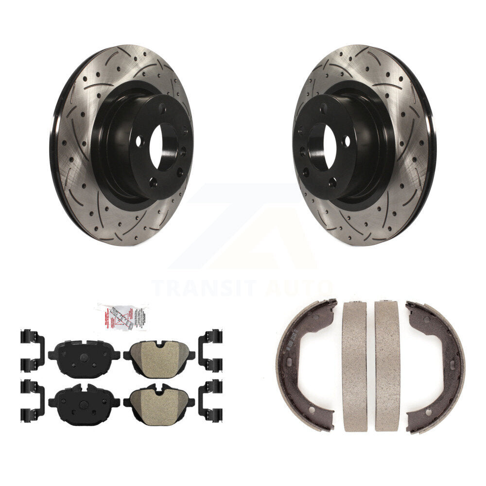 Transit Auto KDA-103274 Disc Brake Kit for 2011 BMW X3 - Rear product image