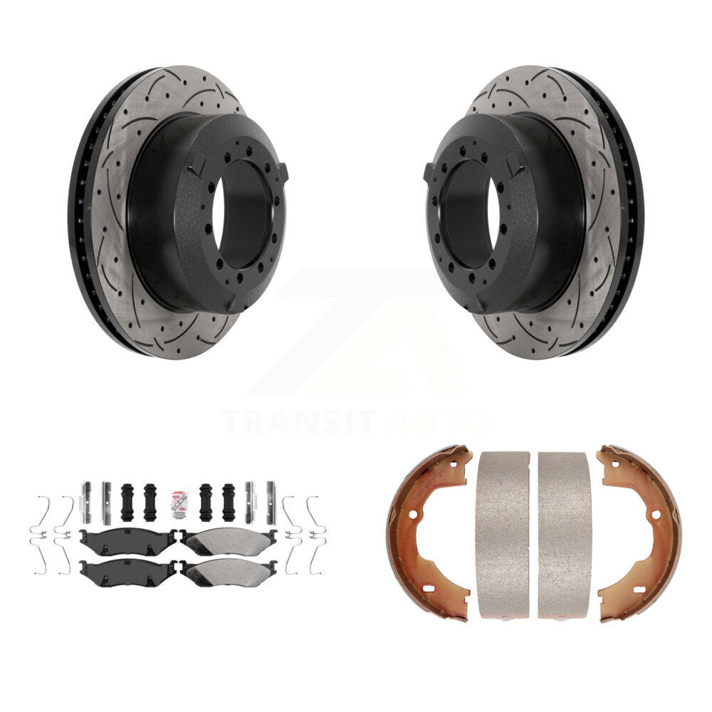Transit Auto KDA-103277 Disc Brake Kit for 2005-2016 Ford F-450 Super Duty, Ford F-550 Super Duty, Ford LCF - Rear product image