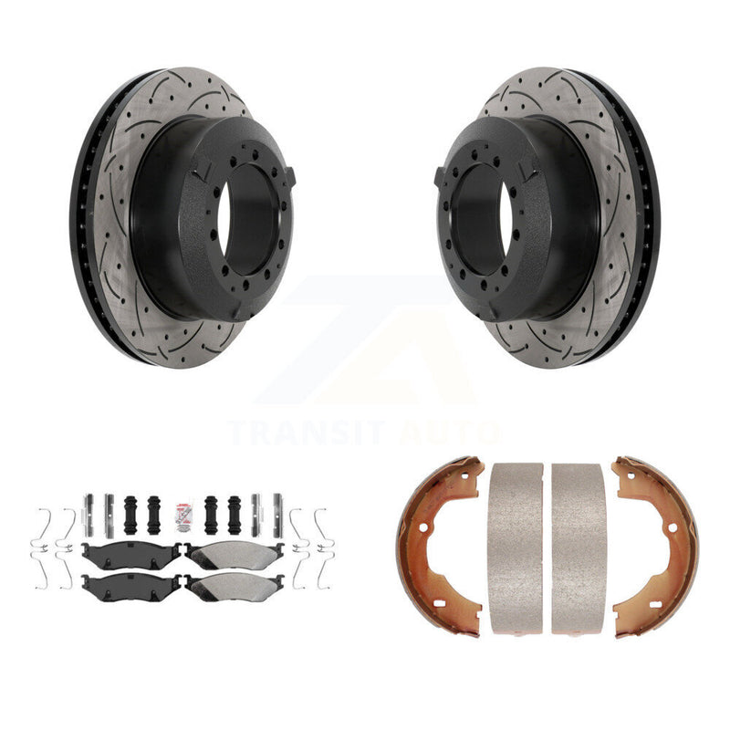 Transit Auto KDA-103277 Disc Brake Kit for 2005-2016 Ford F-450 Super Duty, Ford F-550 Super Duty, Ford LCF - Rear product image