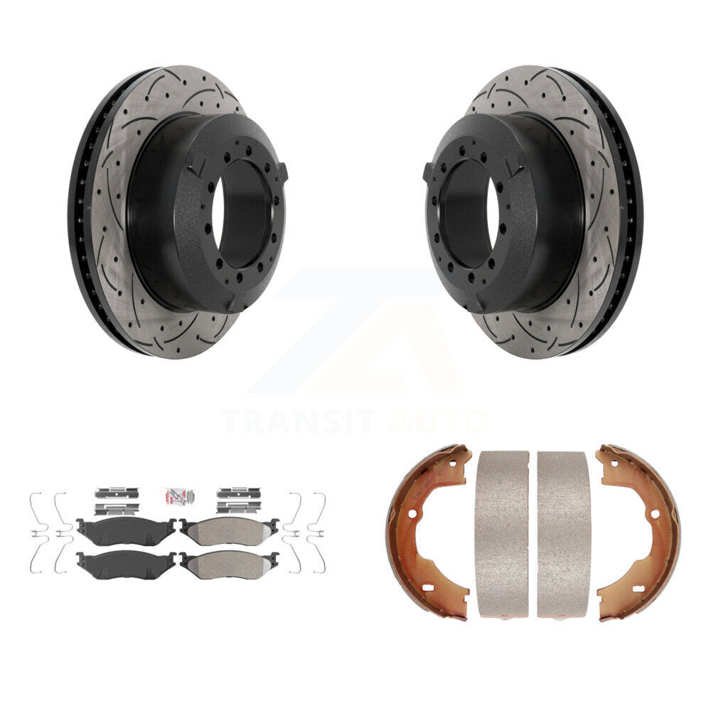 Transit Auto KDA-103278 Disc Brake Kit for 2005-2016 Ford F-450 Super Duty, Ford F-550 Super Duty, Ford LCF - Rear product image